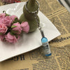 Fashion New Women/Men's Fashion Handmade Resin Wine Bottle Key Chains charm Key Rings Alloy Charms Gifts  Wholesale