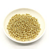 500/200/50pcs 2/4/6mm Gold/Silver/Bronze Tone Metal Beads Smooth Ball Spacer Beads For Jewelry Making