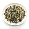 500/200/50pcs 2/4/6mm Gold/Silver/Bronze Tone Metal Beads Smooth Ball Spacer Beads For Jewelry Making